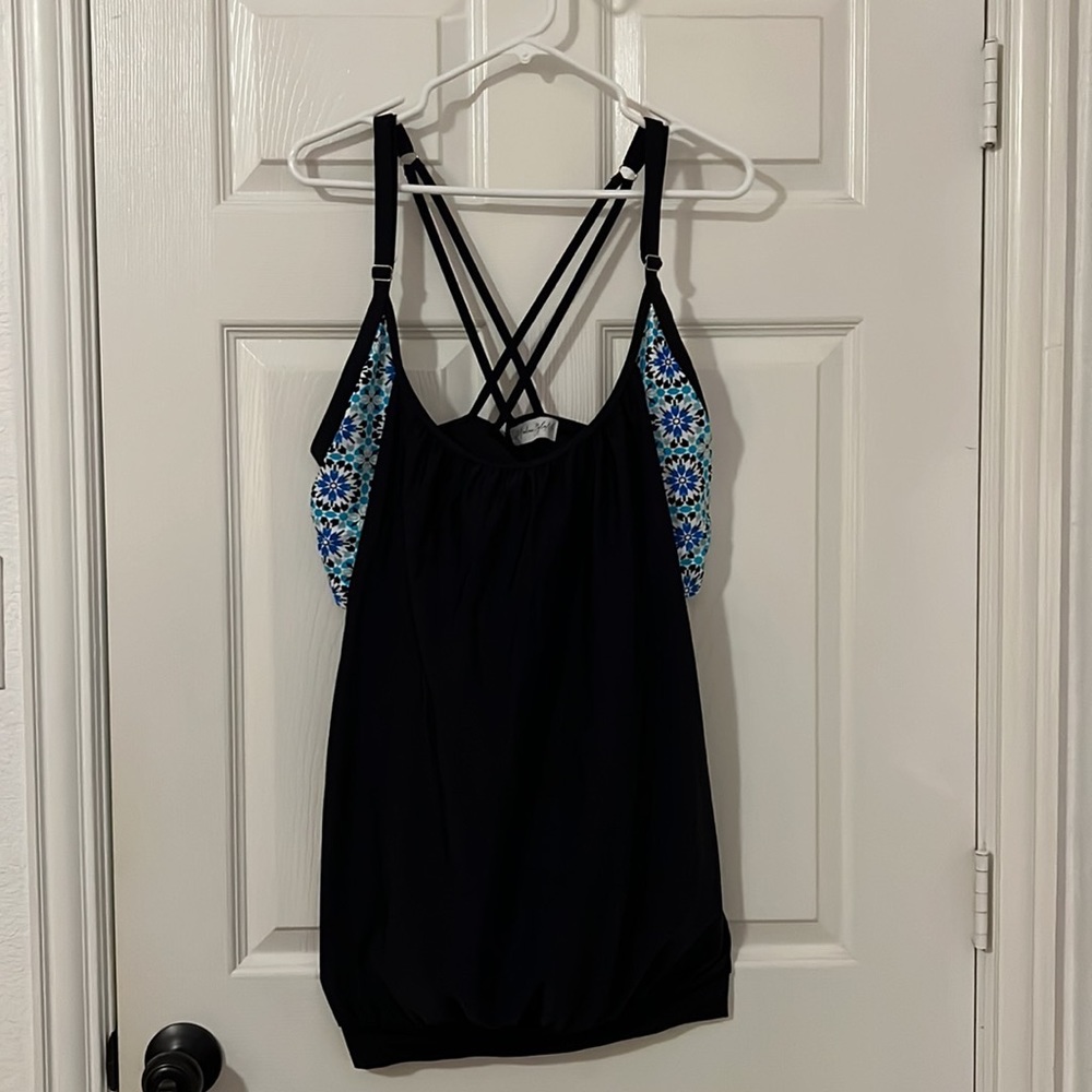 Plus sz 3x 22-24 ladies tankini. NWOT. - Picture 4 of 11